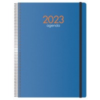 AGENDA 2026 SYNCRO ESPIRAL DÍA PÁGINA 21 X 29 CM. AZUL DOHE 11625 - 26 (Espera 4 dias)